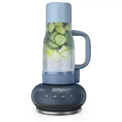 NINJA - Licuadora Blendboss | Vaso Portátil Hermético 760 ml + Pitillo + Tapa | 3 Programas Predeterminados Auto IQ para Batidos, Helados y Trituración de Hielo | Potencia Máxima 1200 W