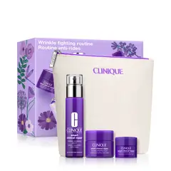 CLINIQUE - Set Crema Cuidado de la Piel Antiedad Rutina Antiarrugas Incluye 3 Porductos