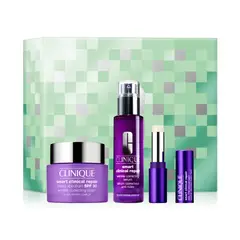CLINIQUE - Crema antiedad incluye: Set cuidado de la piel rutina antiedad+ lift + smooth para Todo tipo de piel