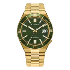 CITIZEN - Reloj Hombre Tsuyosa Marine. Reloj Acero inoxidable Dorado NJ0232-53X