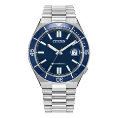 CITIZEN - Reloj Hombre Tsuyosa Marine. Reloj Acero inoxidable Plateado NJ0230-59L