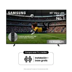 SAMSUNG - Televisor I I 85 Pulgadas I 4K I Mini LED I UN85M75HAKXZL
