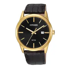 CITIZEN - Reloj Hombre. Reloj Cuero Negro BI5002-06E