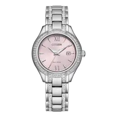 CITIZEN - Reloj Mujer. Reloj Acero Inoxidable Plateado FE1230-51X