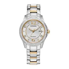 CITIZEN - Reloj Mujer. Reloj Acero Inoxidable Plateado FE1146-71A