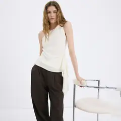 MANGO - Blusa Mujer Sin mangas