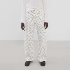 MANGO - Pantalón Balloon Mujer Tiro medio de Puntos