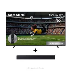 SAMSUNG - Televisor I Samsung  I 65 Pulgadas I 4K I Mini LED I 75H + BARRA