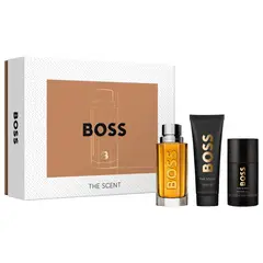 HUGO BOSS - Set de Perfumería The Scent Eau de Toilette 100 ml + The Scent Shower Gel 100 ml + The Scent Stick Deodorant 75 ml Eau de toilette