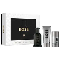 HUGO BOSS - Set de Perfumería Boss Bottled Parfum 100 ml + Shower Gel 100 ml + Bottled Stick Deodorant 75 ml Eau de parfum