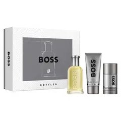 HUGO BOSS - Set de Perfumería Bottled Eau de Toilette 100 ml + Shower Gel 100 ml + Bottled Stick Deosorant 75 ml Eau de toilette