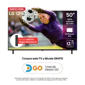 LG - Televisor 50 pulgadas|4K UHD QNED MiniLed|50QNED70BSA|Incluye AI Magic Remote