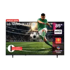LG - Televisor 85 pulgadas|NANO 4K UHD|webOs 26|85NU855BPSA|Incluye AI Magic Remote
