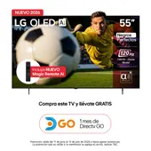 LG - Televisor 55 pulgadas|4K UHD OLED|Dolby Vision Atmos|OLED55B6PSA|Incluye AI Magic Remote