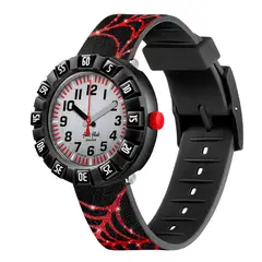 FLIK FLAK - Reloj Niña Webaxus. Reloj Silicona Negro Zfcsp118