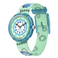 FLIK FLAK - Reloj Niño Beep Beep Beep. Reloj Plastico Verde Zfbnp254