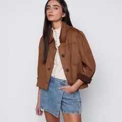 BASEMENT - Falda short Mujer Tiro medio de Algodón