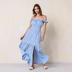 UNIVERSITY CLUB - Vestido Mujer Maxi Casual