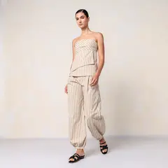 BASEMENT - Pantalón Balloon Mujer de Algodón