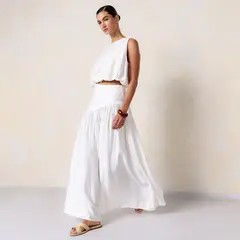 BASEMENT - Falda Mujer Maxi Casual