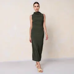 BASEMENT - Vestido Mujer Maxi Casual