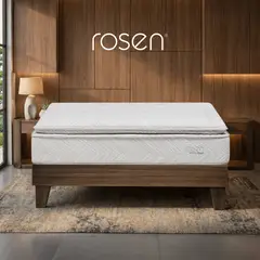 ROSEN - Colchon King Intermedio Resorte Pocket Colchon-Bock Plus-200X200