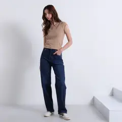 LEVIS - Jean Ribcage Straight Ankle Mujer