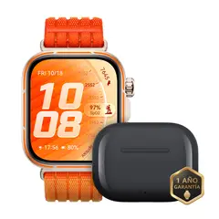 HUAWEI - Reloj Watch Fit 5 Pro Naranja + Freebuds Se 4