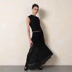 SYBILLA - Falda Maxi Mujer