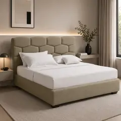 EKONOMODO COLOMBIA - Combo y Colchon King Esmeralda Taupe