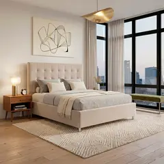 EKONOMODO COLOMBIA - Base y Espaldar Semidoble Ilusion Beige