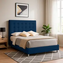 EKONOMODO COLOMBIA - Base y Espaldar Semidoble Luxury Azul