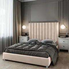 EKONOMODO COLOMBIA - Base y Espaldar Queen Natura Beige