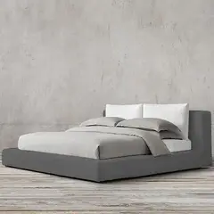 EKONOMODO COLOMBIA - Combo y Colchon Queen Astori Gris plomo y Sabanas