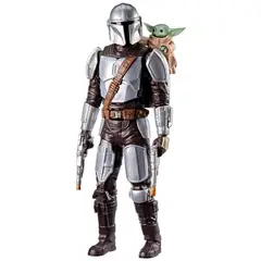 STAR WARS - Figura de Acción Bláster cazarrecompensas The Mandalorian & Grogu