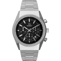 TIMEX - Relojes Hombre Q Timex. Reloj Acero Inoxidable Plateado TW2Y34800VU