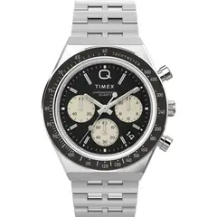 TIMEX - Relojes Hombre Q Timex. Reloj Acero Inoxidable Plateado TW2V42600VU