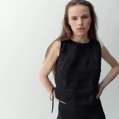 MANGO - Blusa Mujer Sin mangas