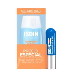 ISDIN - Pack Fusion Water Magic Rep Labial para Todo tipo de piel 50 ml + 4 gr