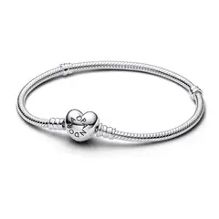 PANDORA - Brazalete Broche De Corazón