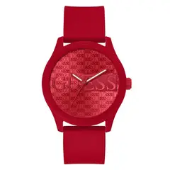 GUESS - Relojes Hombre Reputation. Reloj Silicona Rojo GW0780G2