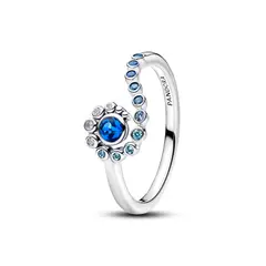 PANDORA - Anillo Ola Del Océano Moana Disney Plata Esterlina