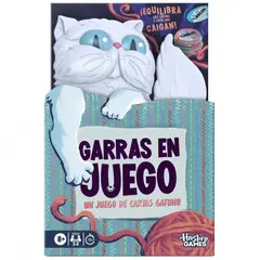 HASBRO GAMING - Juego de Mesa Throwing Paws: juego de cartas con temática de gatos