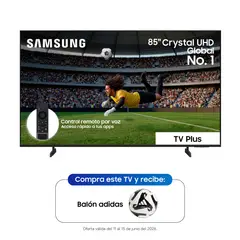 SAMSUNG - Televisor I 85 Pulgadas I 4K I CRYSTAL UHD I UN85U8500HKXZL