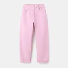 MANGO - Jean Mujer Tiro alto Denim de Algodón
