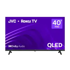 JVC - 40 inch DVBT QLED FHD Roku TV