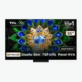 TCL - Televisor | 55 pulgadas |4K UHD QD Mini LED |55A400U | Google TV