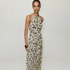 MANGO - Enterizo Mujer Casual Estampado