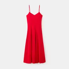 MANGO - Vestido Mujer Medio Puntos