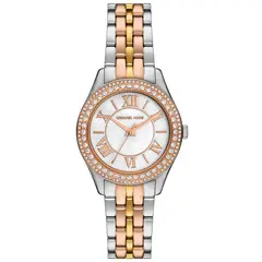 MICHAEL KORS - Reloj Mujer Mini Harlowe. Reloj Acero Inoxidable Plateado MK4846